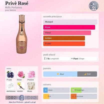 PRIVÉ ROSÉ BY RIIFFS EDP 100ML